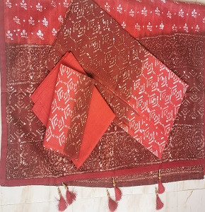 Vegetable Dye Batik Three Piece