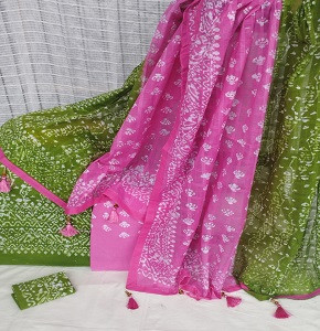 Vegetable Dye Batik Three Piece NB-T-0006