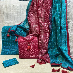 Vegetable Dye Batik Three Piece NB-T-0002