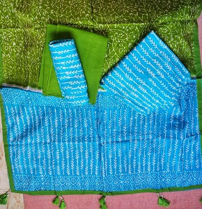 Vegetable Dye Batik Three Piece