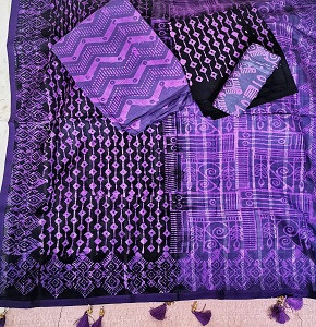 Vegetable Dye Batik Three Piece