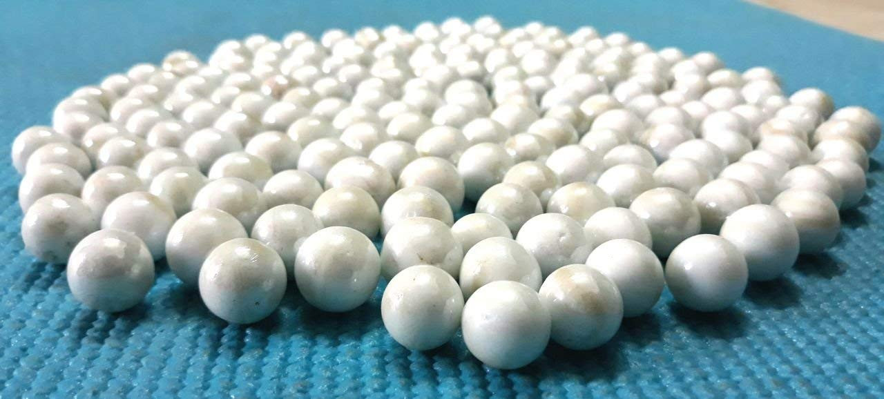 Shiny White Colour Marbels