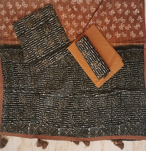 Vegetable Dye Batik Three Piece