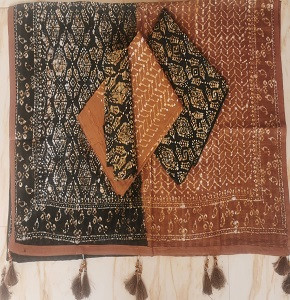 Vegetable Dye Batik Three Piece