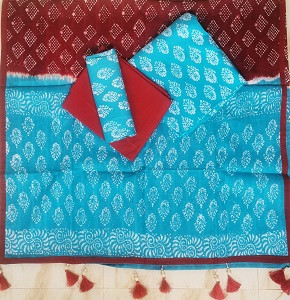 Vegetable Dye Batik Three Piece