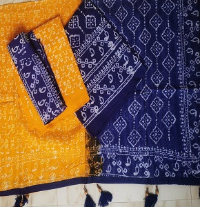 Vegetable Dye Batik Three Piece