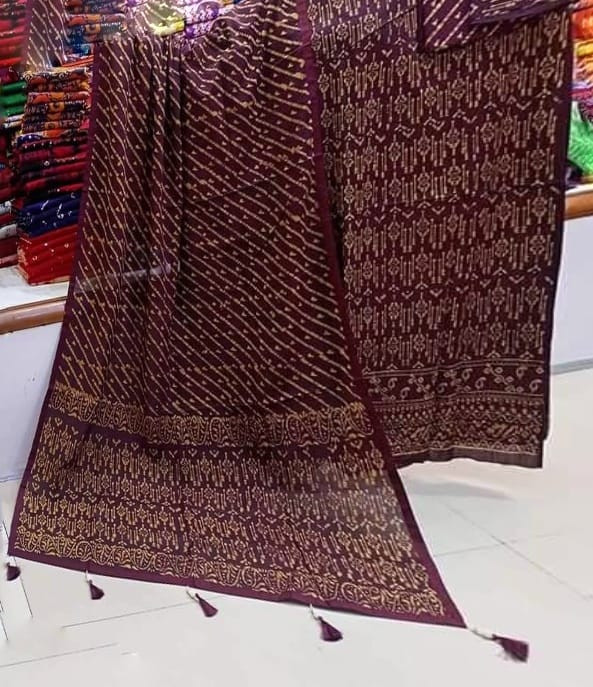 Vegetable Dye Batik Three Piece