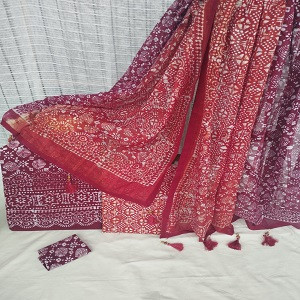 Vegetable Dye Batik Three Piece NB-T-00019